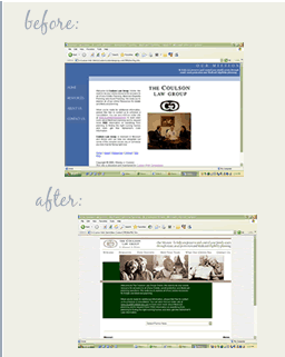before and after website makeovers