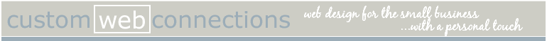 Custom Web Connections, Website Design